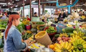 Siem Reap : Marché central (Psar Chas)